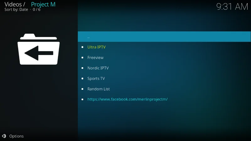 Project M Add-on für Kodi – Installation und Funktionen