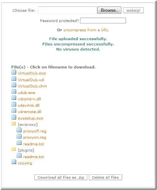 2 modi per estrarre/visualizzare qualsiasi file di archivio prima di scaricarlo