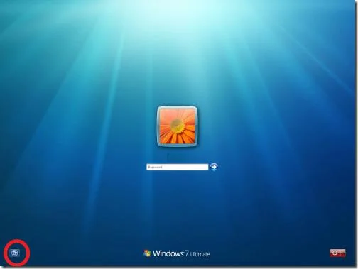 在 Windows 7 登入畫面中停用輕鬆存取按鈕