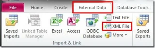 XML-Datei in Access 2010 importieren