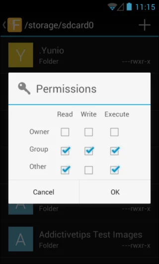 GFile è un semplice gestore di file per Android con uninterfaccia ispirata a Gmail