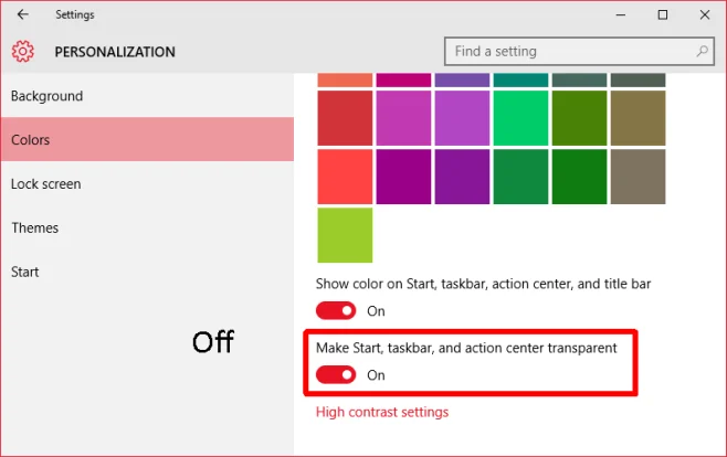 Obtenga un menú Inicio y una barra de tareas oscuros con barras de título de colores en Windows 10