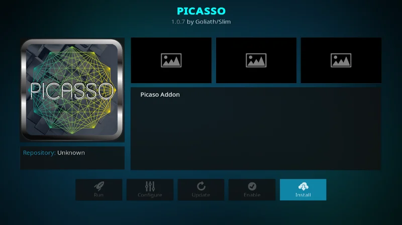 Дополнение PICASSO Kodi, альтернатива Evolve – установка и пошаговое руководство