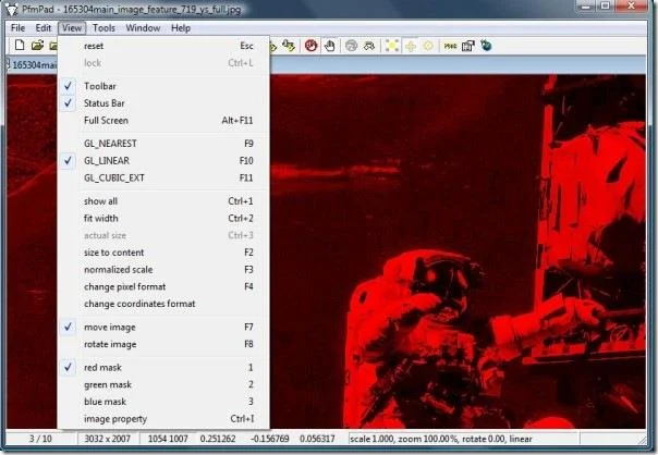 PfmPad: Visor de imágenes avanzado para investigadores gráficos