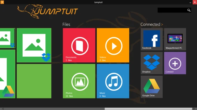 Jumptuit: Zugriff auf und Verwaltung mehrerer Social-Network- und Cloud-Konten