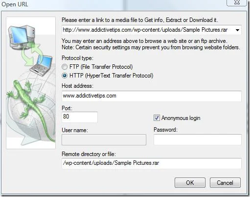 Esplora ed estrai file da ZIP/RAR senza scaricarli