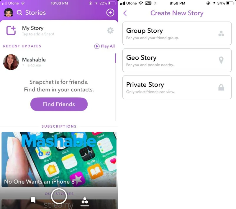 Snapchat'te Coğrafi Sınırlı Hikaye Nasıl Oluşturulur?