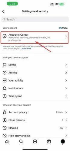 Как деактивировать Instagram в мобильном приложении