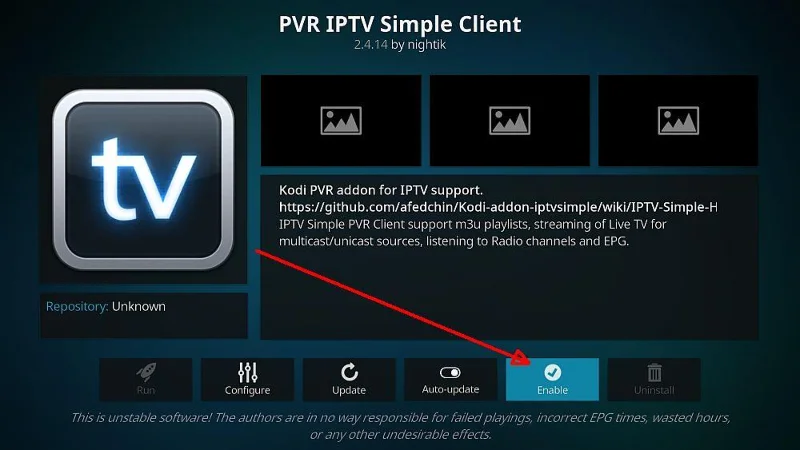 So richten Sie den PVR IPTV Simple Client auf Kodi ein