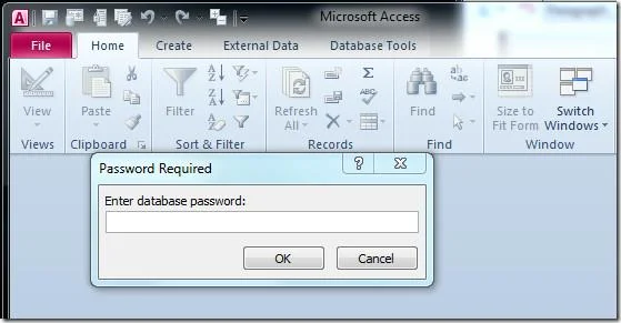 Access 2010-Datenbank mit Kennwort schützen (Verschlüsseln/Entschlüsseln)