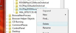 從 Windows 7/Vista/XP 中的選項清單中刪除自動播放處理程序