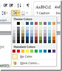 Office Word 2010 Format/Formatierung