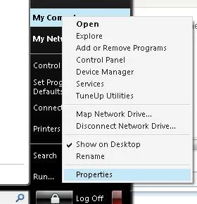 Windows 7 / Vista / XP でシステムの復元を無効化/オフにする方法