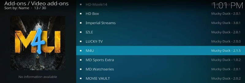 Guida all'installazione del componente aggiuntivo M4U Kodi: spiegazione di film e streaming TV