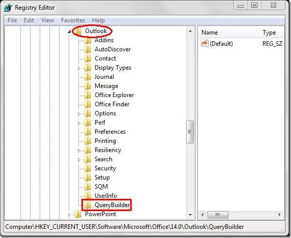 Outlook 2010 Erweiterte Suche [Abfrage-Generator]