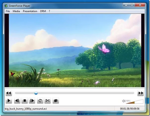 GreenForce Playerはメディアファイルのパスワード保護を可能にします