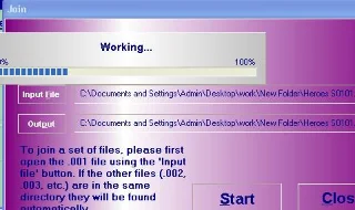 Dividir y fusionar archivos grandes con WinRar y HJSplit