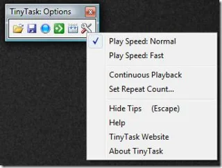 Registra e condividi rapidamente lo screencast con TinyTask