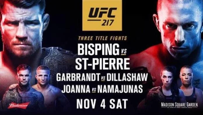 Sehen Sie sich den Live-Stream des Kampfes Bisping gegen St-Pierre auf Kodi an