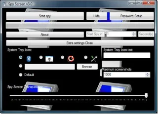 Spy Screen: software de monitoreo de actividad informática