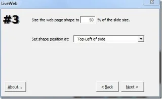 Einfügen von Live-Webseiten in die PowerPoint-Präsentationsfolie