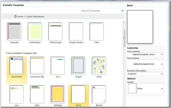 Microsoft Office Publisher 2010: Ce este nou?