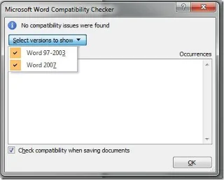 Preparare il documento Word 2010 per la distribuzione [Menu Prepara]