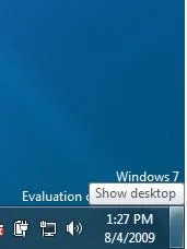如何使用 Windows 7 Aero Peek 功能
