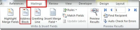 Seriendruck in Word 2010