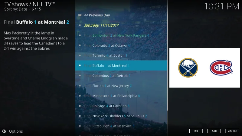 NHL auf Kodi ansehen – Live-Streams auf Kodi für NHL TV