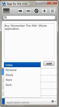 App para la Leche: Gestiona las tareas de "Recordar la Leche" desde el escritorio