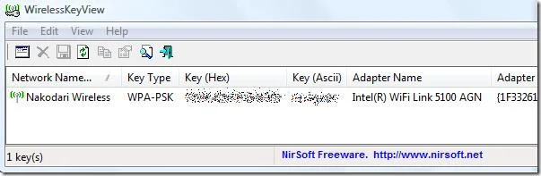 Cómo recuperar claves de red inalámbrica (WEP/WPA) de Windows 7