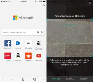 Prova pratica con Microsoft Edge per iOS e Android