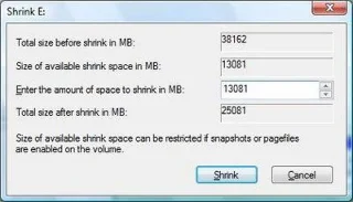 Cómo redimensionar, ampliar y reducir una partición en Windows 7/Vista