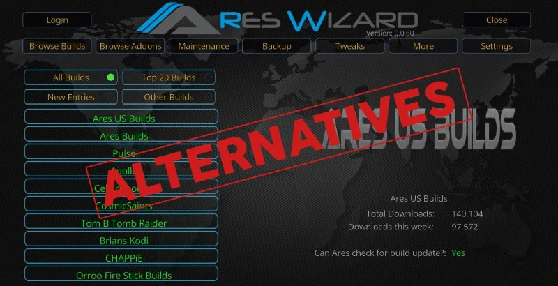 Ares Wizard не работает: лучшие альтернативы Ares для Kodi, безопасны ли они?