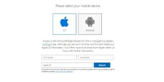 Come registrarsi per lanteprima di Microsoft Edge per iOS e Android