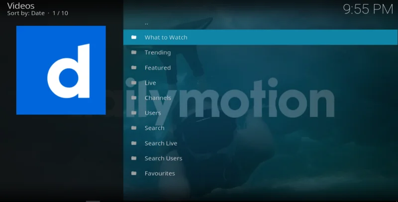 DailyMotion Kodi-Addon: Installation und Kurzanleitung
