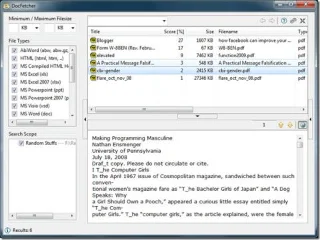 Motor de búsqueda de documentos DocFetcher