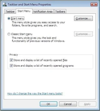 Cómo restaurar el comando Ejecutar en Windows Vista o Windows XP