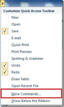 Word 2010: Zeichen einschließen
