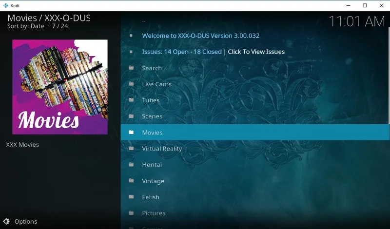 Как установить XXX-O-DUS и YouPorn на Kodi