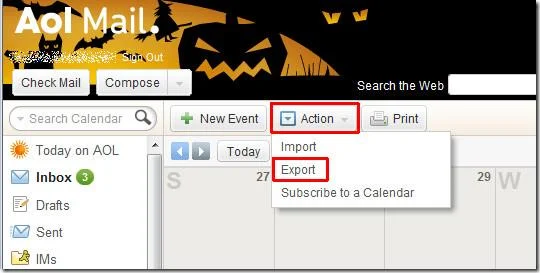 Importieren Sie den Google- und AOL-Kalender in Outlook 2010