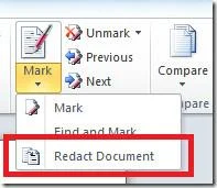 Text in Microsoft Word 2010/2007 ausblenden