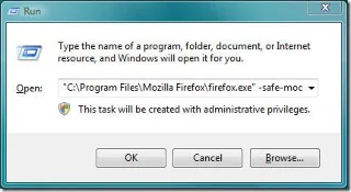 Firefoxをセーフモードで実行する方法