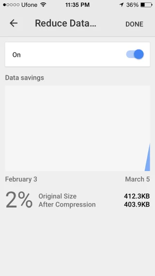 Riduci il consumo di dati di Chrome sul tuo telefono quando non sei connesso al Wi-Fi