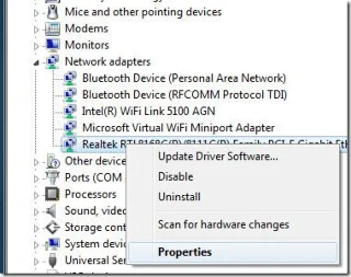 阻止 Windows 7 中的網路介面卡被停用