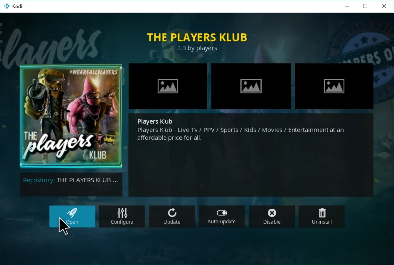 PlayersKlub Kodi-Add-on, über 700 IPTV-Kanäle ansehen: Installationsanleitung