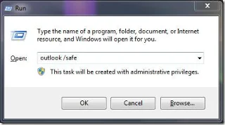 Outlook 2010 lässt sich nicht starten? Verwenden Sie den abgesicherten Modus