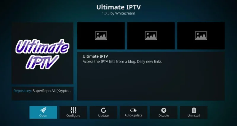 Ultimate IPTV на Kodi: как установить и краткий обзор