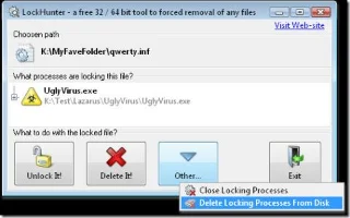 Eliminar archivos bloqueados y procesos bloqueados de Windows